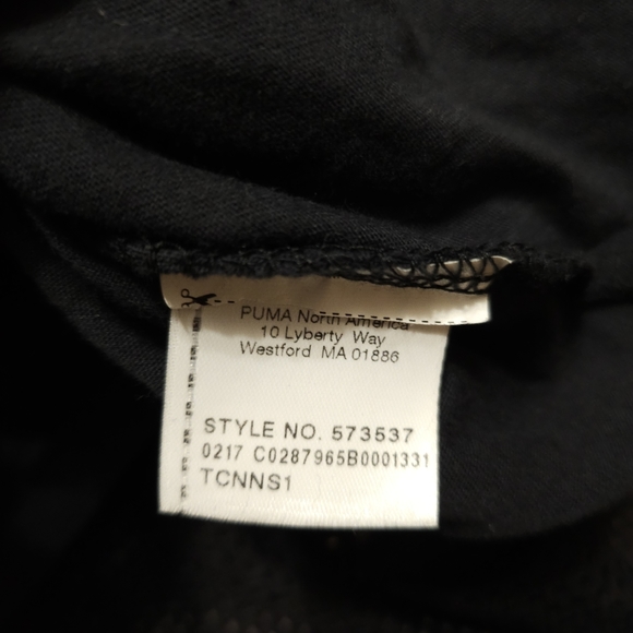 Puma Black Mesh Tie on Shoulders Tank Size Medium - Picture 8 of 9